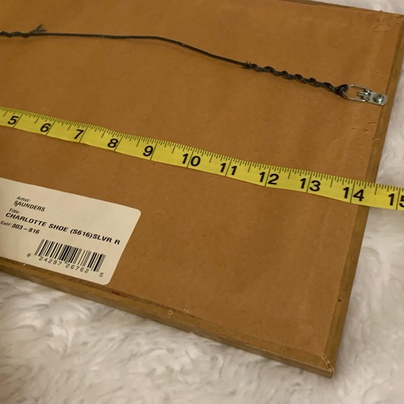 FIONA SAUNDERS Charlotte Shoe (S616) SLVR framed Art in gold fram… - Picture 8 of 8